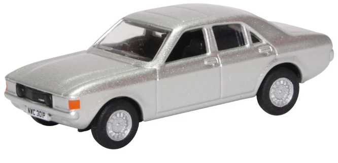 1:76 Oxford Diecast Ford Consul Granada Astro Silver