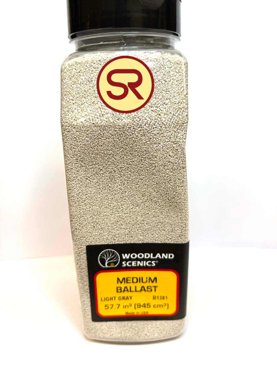 Woodland Scenic Medium Light Grey Ballast & shaker bottle