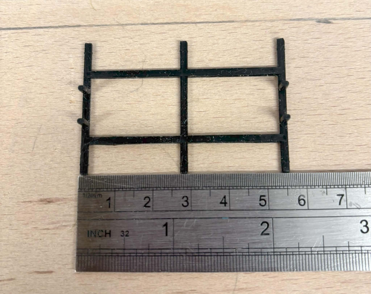 1.43 0 Scale Roof Rack injection moulded