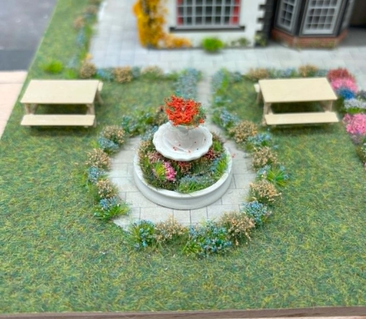 1:76 Scale Picnic bench pack of 2