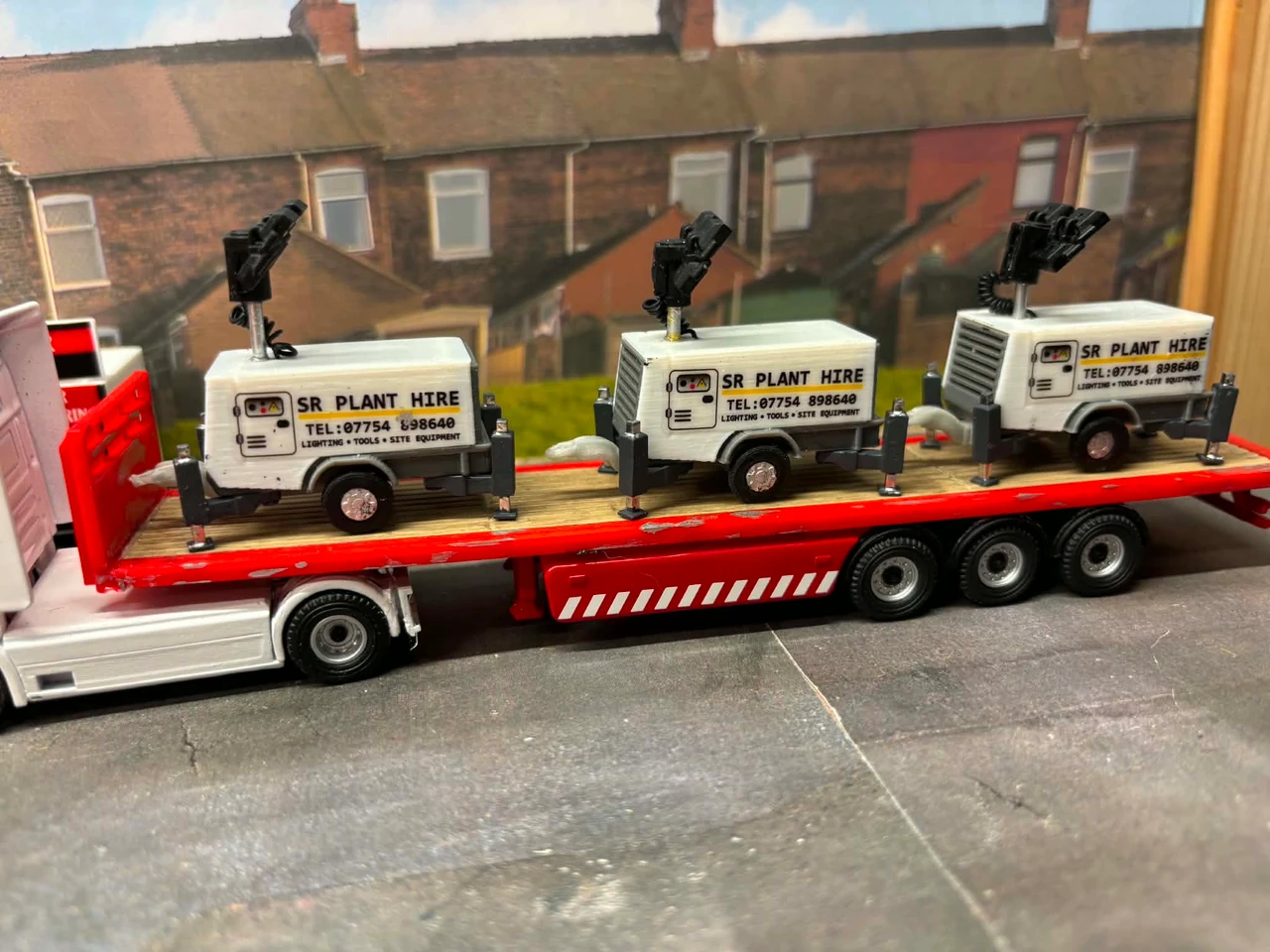 1/76 Scale Folded Down Lighting Tower