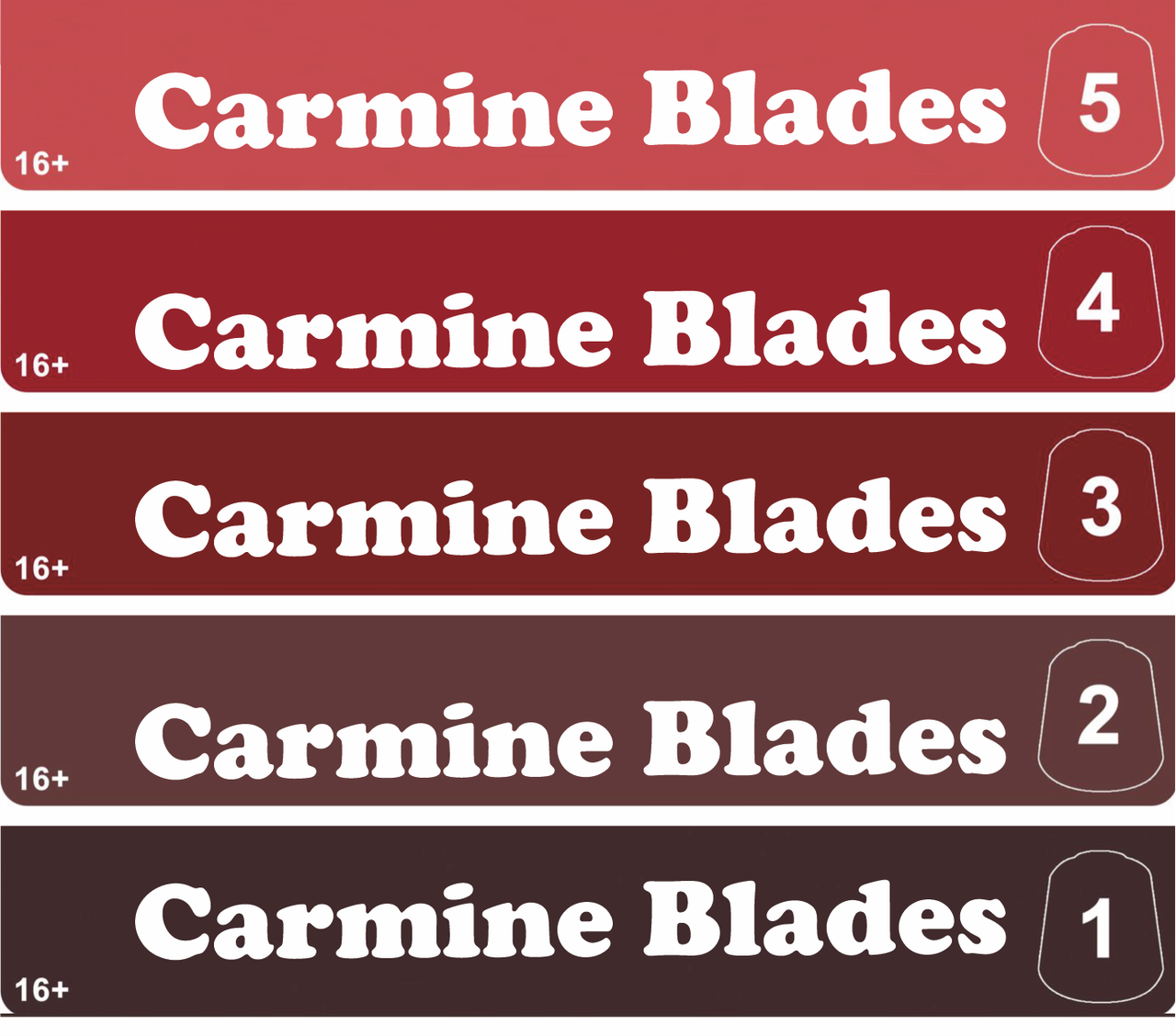Carmine Blades Tone Pro Paint - 12ml