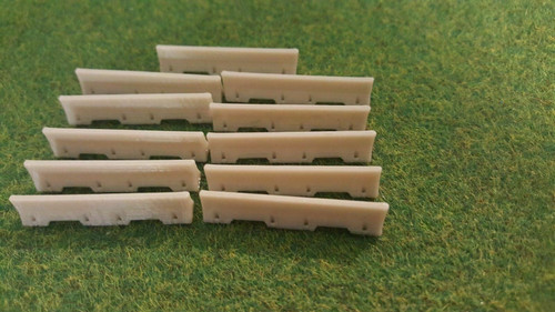 1/76  Concrete/ Jersey Barriers  x12