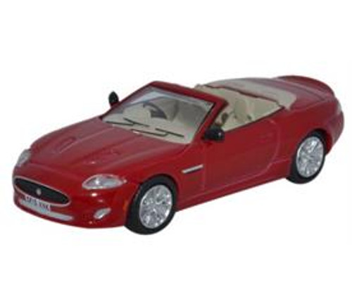 Jaguar XK Convertible Italian Racing Red 76XK004 Oxford Diecast 1:76 scale