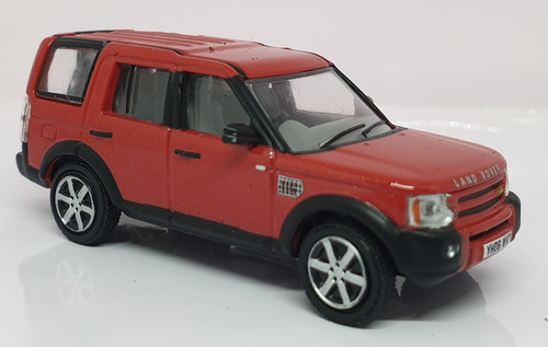 Land Rover Discovery 3 Rimini Red Metal 76LRD008 Oxford Diecast 1:76 scale