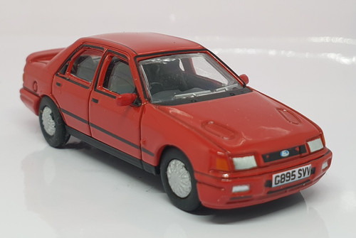 Ford Sierra Sapphire Radient Red 76FS003 Oxford Diecast 1:76 Sca