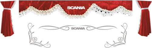 1:76 scale Scania Curtains and window tribals