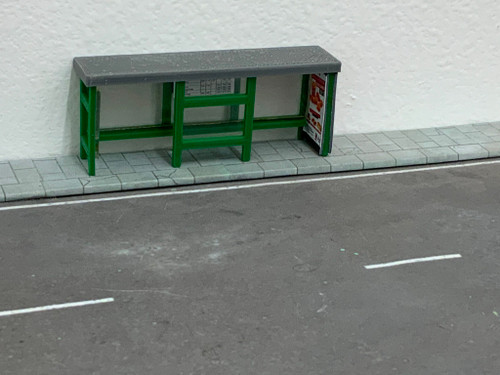 1/76  bus shelter (green)