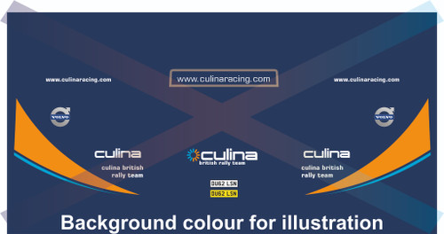 1:76 Culina Racing Decals for oxford Volvo and Trailer