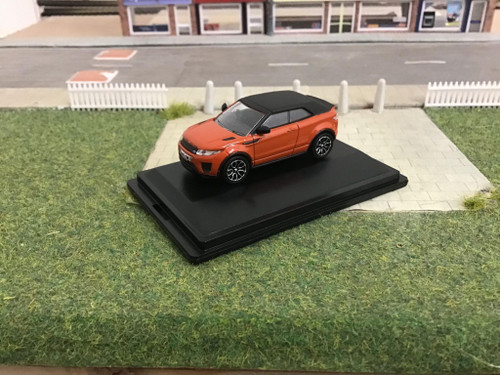 Range Rover evoke convertible Phoenix Orange Oxford Diecast 76RREC001 1:76 scale