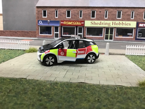 1/64 BMW i3 London Fire Brigade Tiny Diecast 1/64 BMW i3 London Fire Brigade Tiny Diecast