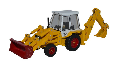 1/76  1980s JCB 3CX Backhoe Loader (yellow)
