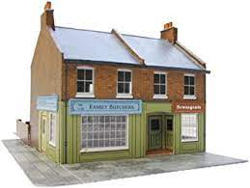 Red brick terraced corner