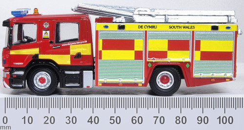 Oxford Diecast 1/76 Scania CP28 South Wales Fire and Rescue.
