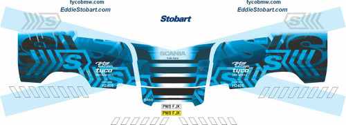 1.76 Stobart Tyco decals for Oxford Diecast R series Scania