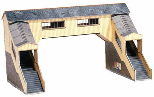 1/76 OO gauge  station platform footbridge Superquick