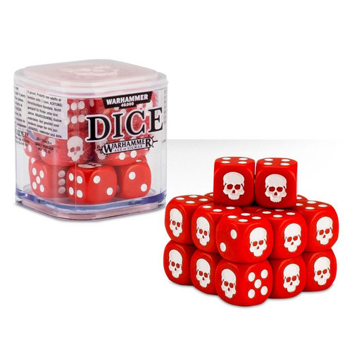 Red Citadel Dice cube
