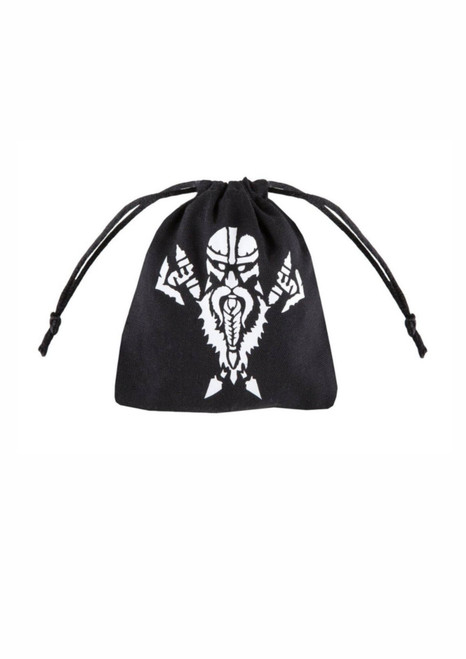 Dwarven Dice Bag - Black & White