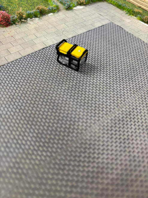 1/50 Scale 3D Printed(Resin) Portable Generator (Yellow)