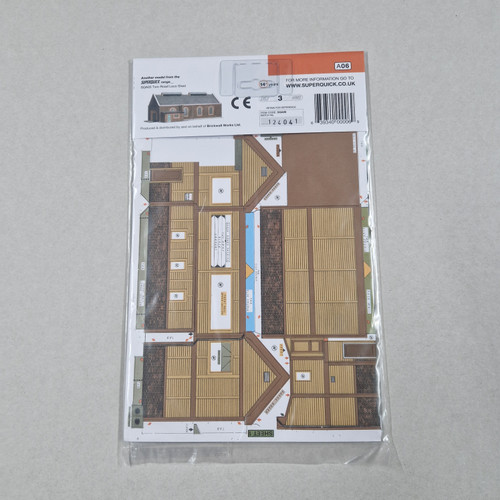 1-76 00 Gauge Signal box, coal order office (superquick card kit)