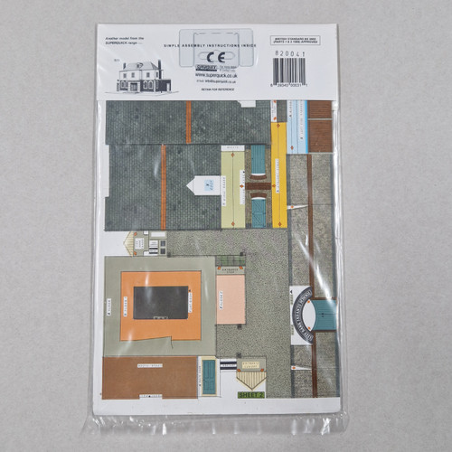 1-76 00 Gauge Village school (superquick card kit)