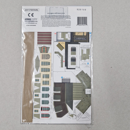 1-76 00 Gauge Hotel, Offices and resteraunt (superquick card kit)