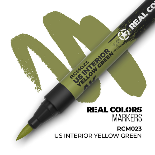 AK Real colour marker (us interior yellow green)
