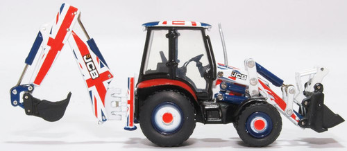 1/76 Oxford Diecast JCB 3CX Eco Backhoe Loader Union Jack Livery