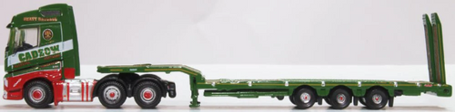 1:148 N Gauge Oxford Diecast Volvo FH4 Semi Low Loader Cadzow