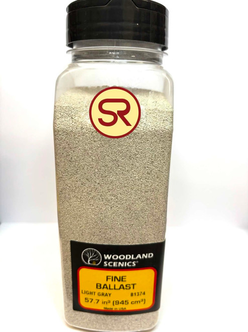 Woodland Scenics Fine Light Grey Ballast  & Shaker Bottle