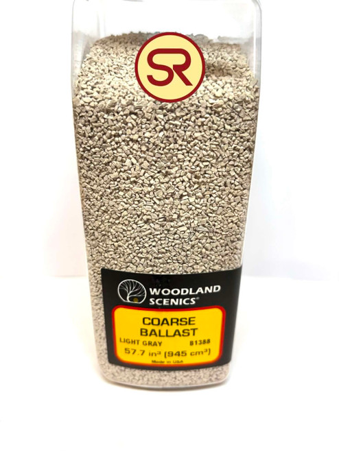 Woodland Scenic Coarse Light Grey Ballast & Shaker