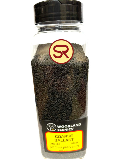 Woodland Scenics Coarse Cinder Ballast & Shaker