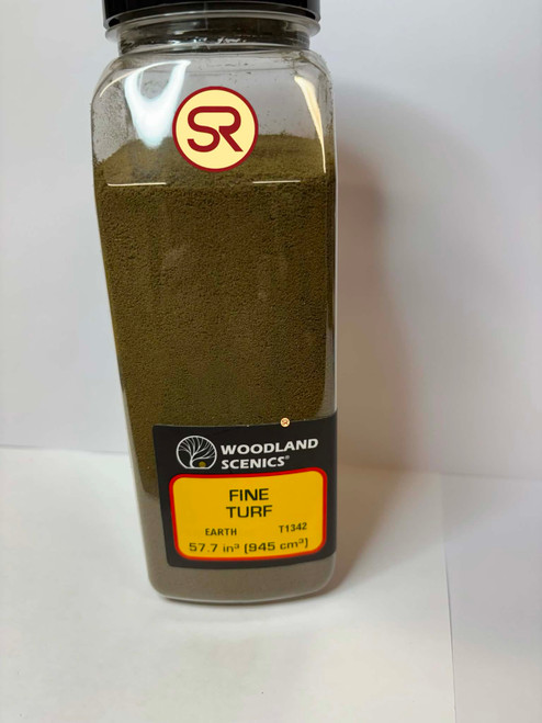 Woodland Scenics Earth Fine turf