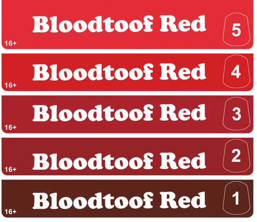 Bloodtoof Red Tone Pro Paint - 12ml