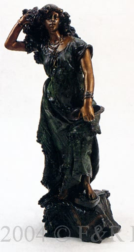 400 Panhandler Bronze Sculpture by Weiss