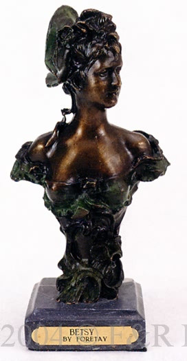 351 Betsy Bronze Sculpture by J. Foretay