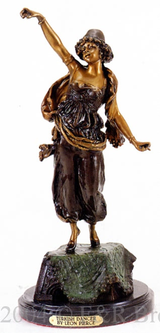 350 Turkish Dancer Bronze Sculpture by Leon Pierce