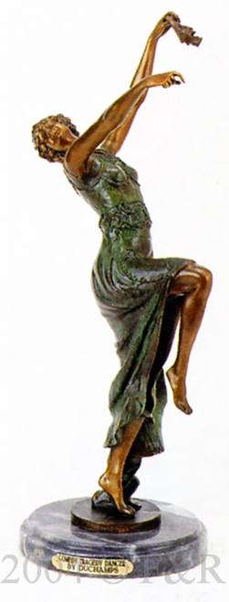 423 Comedy Tragedy Dancer Bronze Sculpture by  Duchamps