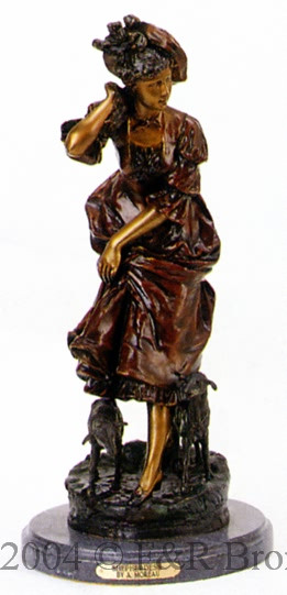 502 Shepherdess by Auguste Moreau