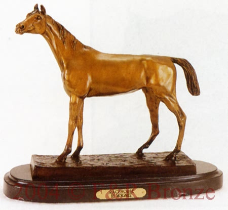 129 Racehorse Bronze Statue by Jules Moigniez