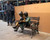 777 Two Children on Bench Reading by Max Turner- Bronze Statue
