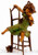 297 Girl On Chair by Juan Clara-  Large Bronze 