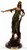320 The Harp Lady Bronze Sculpture by Drollos