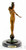 419 Jumbo Male Candlestick by McCartan- Bronze Sculpture 