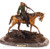089 Mounted Hunter with Two Hounds