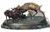 099 Fighting Elk Bronze Statue by Pierre Jules Mene