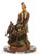 090 Scottish Hunter With Hounds Bronze Statue by Pierre Jules Mene