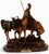  146 Cossack Plunder Bronze Statue by Y. Lanceray
