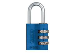 ABUS 145/30 30mm Aluminium Combination Padlock Blue 46577