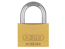 ABUS 55/60mm Brass Padlock